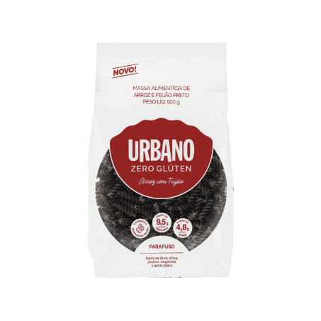 Macarrão de arroz com feijão parafuso urbano