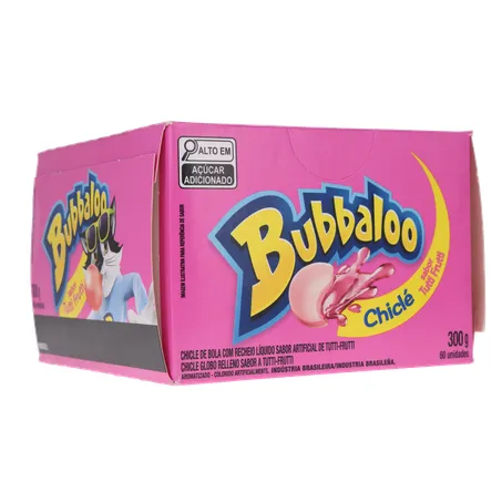 Chicle Bubbaloo Tutti Frutti 60 Unidades 5g 360-33