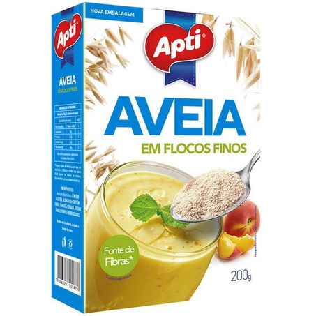 Aveia apti flocos finos 200g
