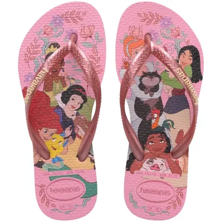 CHINELO HAVAIANAS KIDS SLIM PRINCESS ROSA/ROSA 29/0