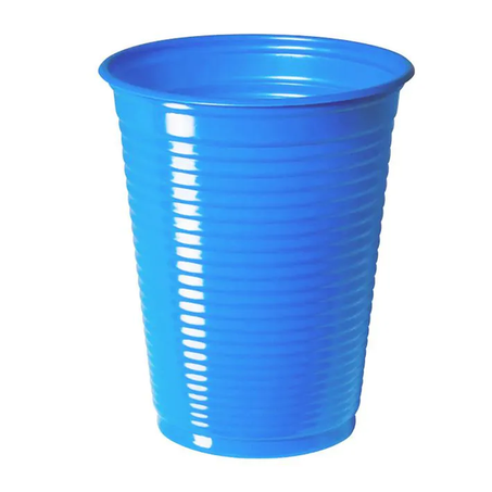 COPO PLASTICO DESC.FESTA 200ML C/50 AZUL 