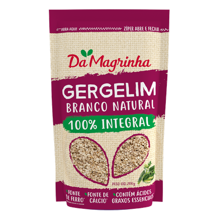 GERGILIM DA MAGRINHA 200GR BRANCO NATURAL