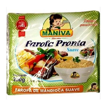 Farofa pronta maniva suave 250g