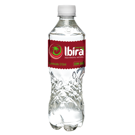 Água Mineral Ibirá c/Gás 510ml