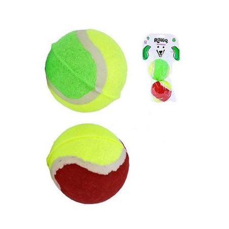 Brinquedo Cao Ringo Bola 6cm 2pc