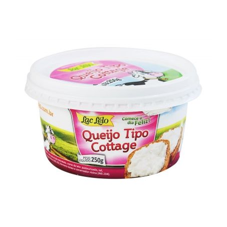 Queijo cottage lac lelo 200g