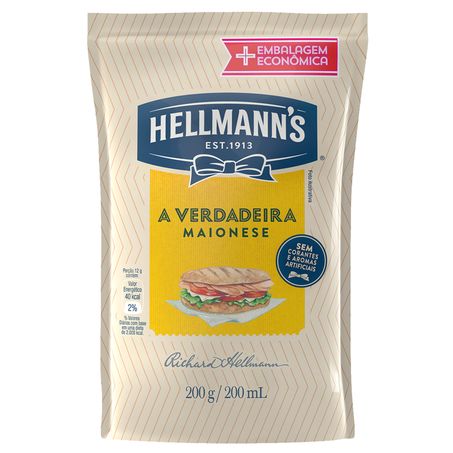 MAIONESE HELLMANNS SACHE TRADICIO 200G
