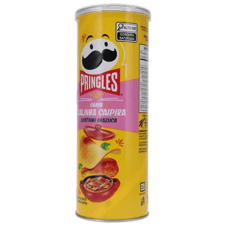 SALGADINHO BATATA PRINGLES GOSTINHO BRAZUCA GALINHA CAIPIRA LATA 100G 360-2
