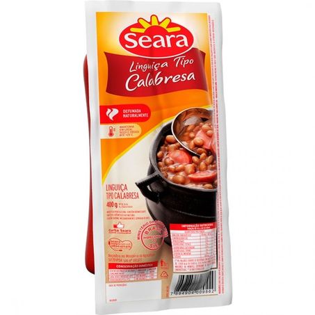 Linguica seara calabresa 400g