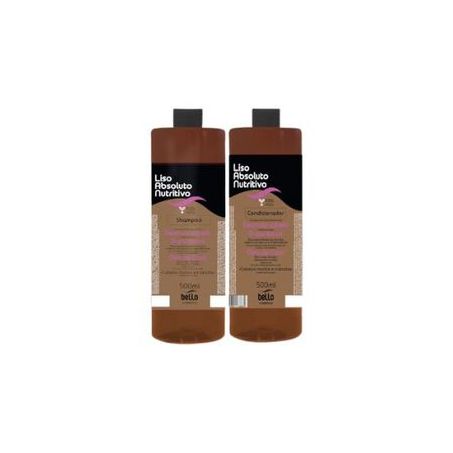 KIT SHAMPOO +CONDICIONADOR BELLO REF.LISO ABSOLUTO 600ml