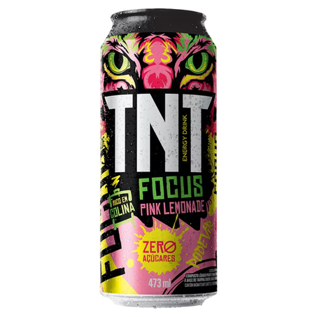 Energético TNT Focus Pink Lemonade 473ml