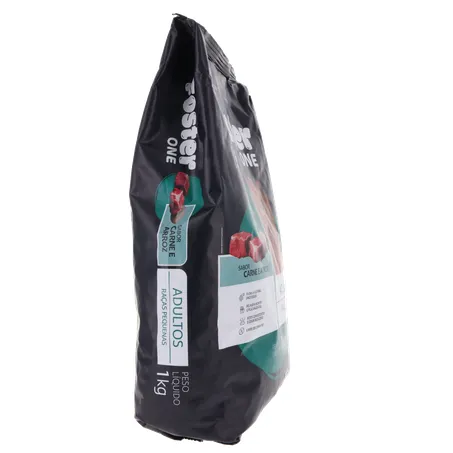 ALIMENTO PARA CÃO FOSTER ONE RAÇAS PEQUENAS CARNE E ARROZ PACOTE 1KG 360-28