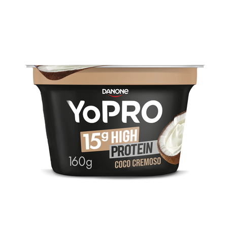 Iogurte Danone Yopro 160g Pote 17g Natural