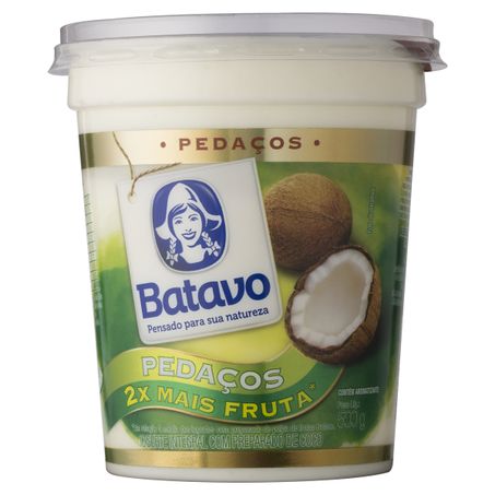 Iogurte integral coco batavo pedaços
