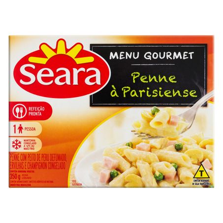 PENNE À PARISIENSE SEARA MENU GOURMET