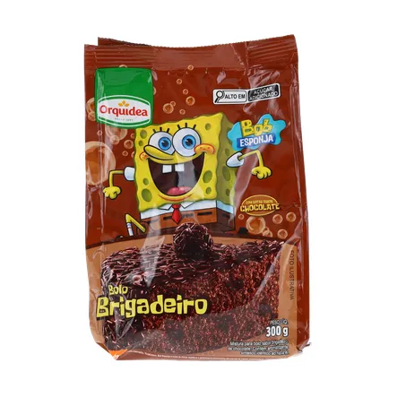 MISTURA BOLO ORQUÍDEA BOB ESPONJA BRIGADEIRO 300G