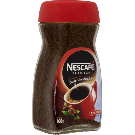 Café-solúvel Nescafé 160g - Tradição - Vidro
