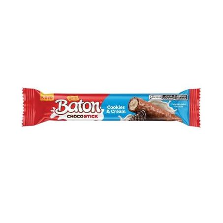 Chocolate Garoto Stick Baton Cookies Cream 26g
