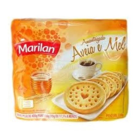 Biscoito marilan 330g aveia e mel