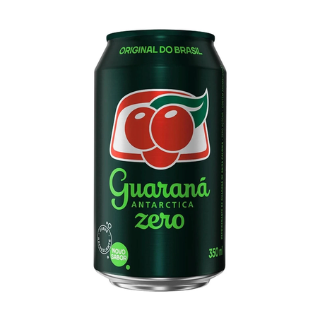 Refri Antarctica Guaraná Zero Lata 350ml