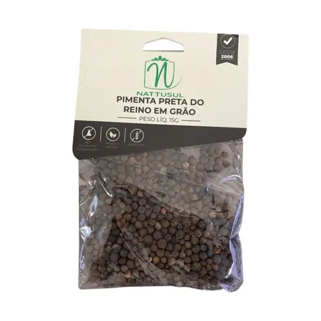 Pimenta preta grao nattusul 15g.