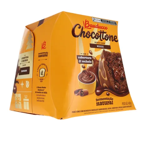Panettone Bauducco Mousse de Chocolate Caixa 450gr 360-32
