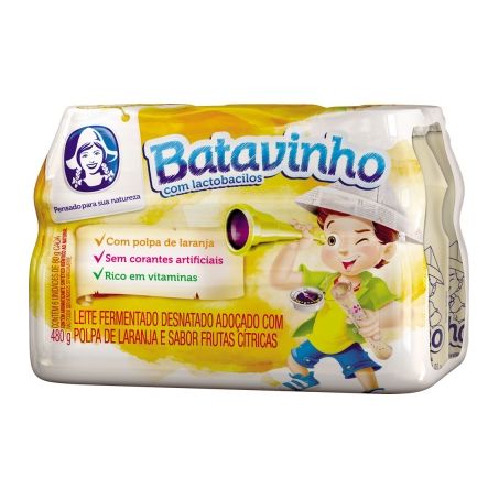 LEITE FERMENTADO BATAVITO C/6 75G