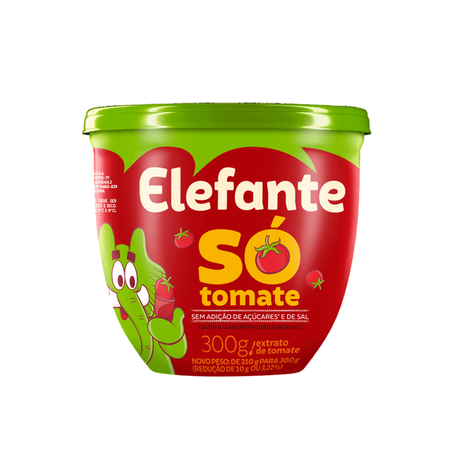 Extrato de Tomate Elefante Pote 300gr