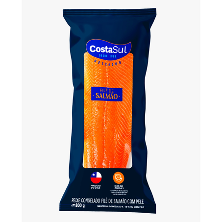 Filé de Salmão Costa Sul 800G