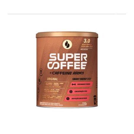 Caffeine Army Suplemento Supercoffee 3.0 Chocolate 220G