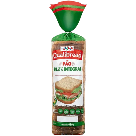 Pão de forma marsala qualibread integral 450g