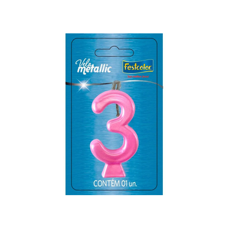 VELA METALLIC ROSA N3 FESTCOLOR 