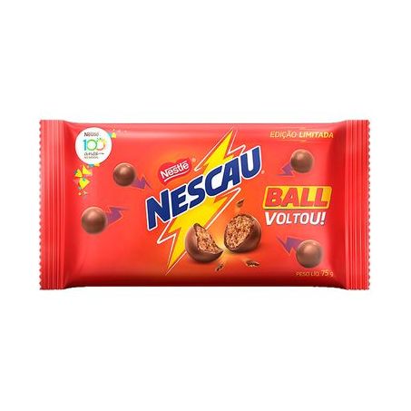 Chocolate Ao Leite Nescau Ball Pacote 75G