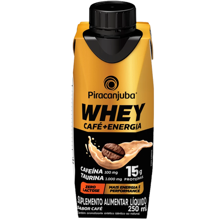 Bebida lactea whey 15g proteina pro force zero lactose 250ml cafe+