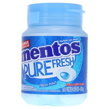 Goma de Mascar Mentos Pure Fresh Fresh Mint Sachê 6G 360-2