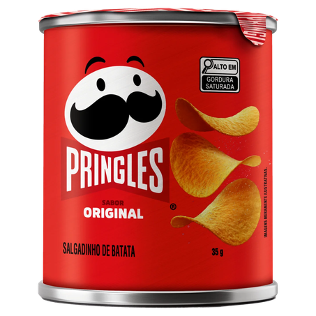 Salgadinho de Batata Pringles Sabor Original  Lata 35gr