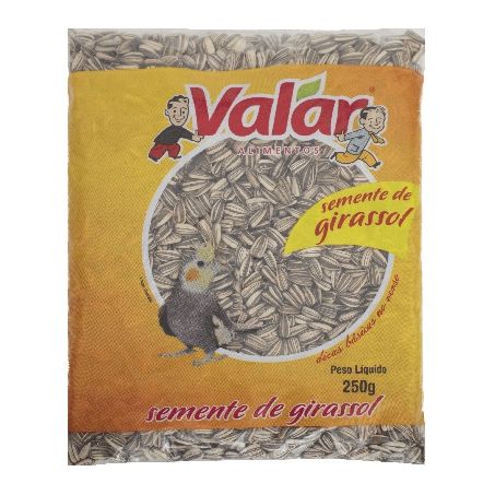 RACAO P/PASSAROS VALAR GIRASSOL 250G