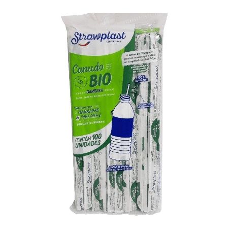 Canudo Descartável Lider Biodegradável Sachê C/100m 5M