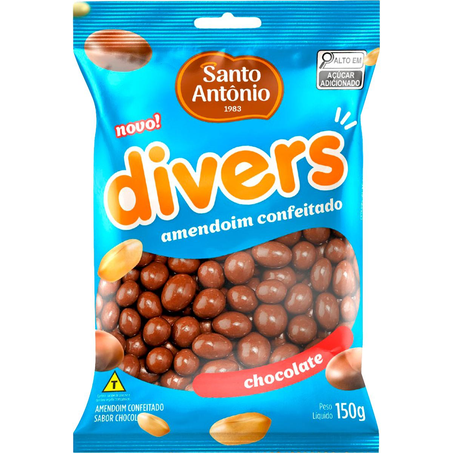 Amendoim Santo Antônio 150g - Divers - Chocolate