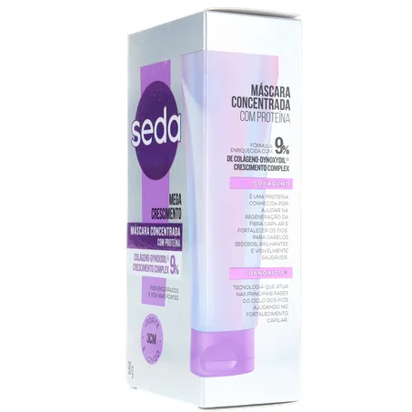 Máscara Concentrada De Tratamento Seda Mega Crescimento 90g 360-6