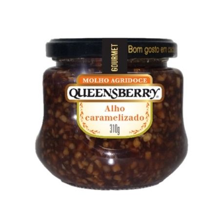 Molho agridoce alho caramelizado queensberry gourmet vidro 310g