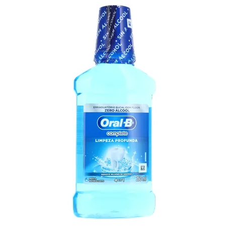 Enxaguatório Bucal Oral-b Menta Refrescante com Flúor Zero Álcool Frasco 250ml 360-35