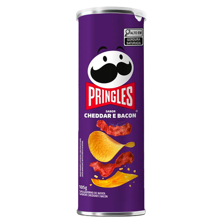 PRINGLES SABOR CHEDDAR&BACON 105G