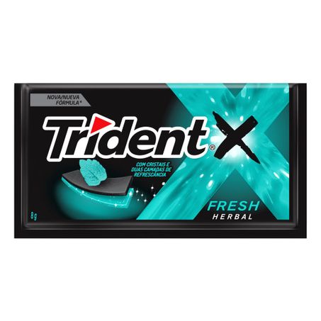 Goma de mascar herbal trident xfresh