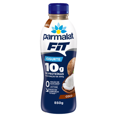 IOGURTE PARMALAT FIT 10G DE PROTEÍNA COCO PET 850G