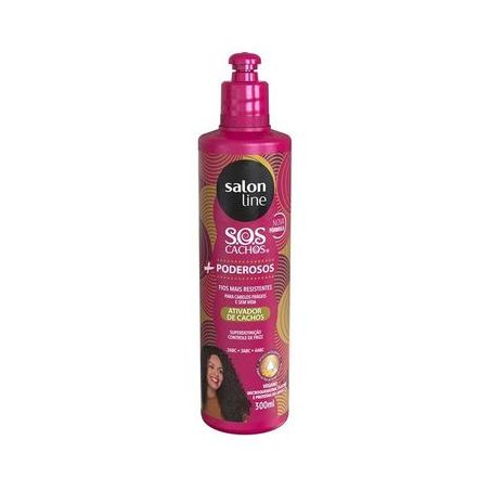 ATIVADOR DE CACHOS SALON LINE + PODEROSOS 300ML