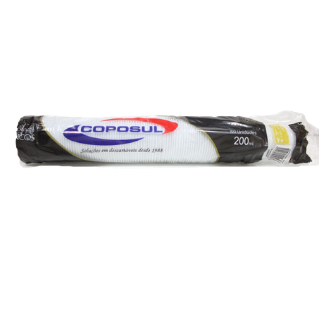 COPO DESCART BCO COPOSUL 200ML C/100