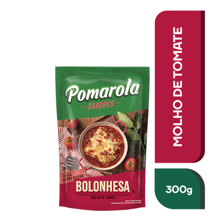 MOLHO DE TOMATE POMAROLA BOLONHESA SACHET 300G