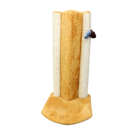 Arranhador cantoneira grande caramelo mu