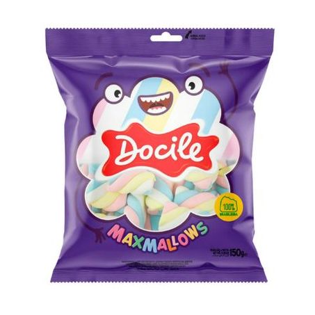 MARSHMALLOW DOCILE 150G MAXMALLOWS BAUNILHA